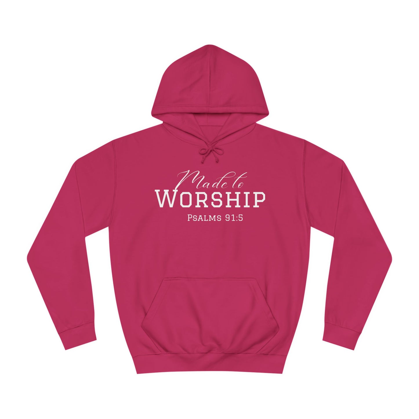 Made to Worship Unisex College Hoodie