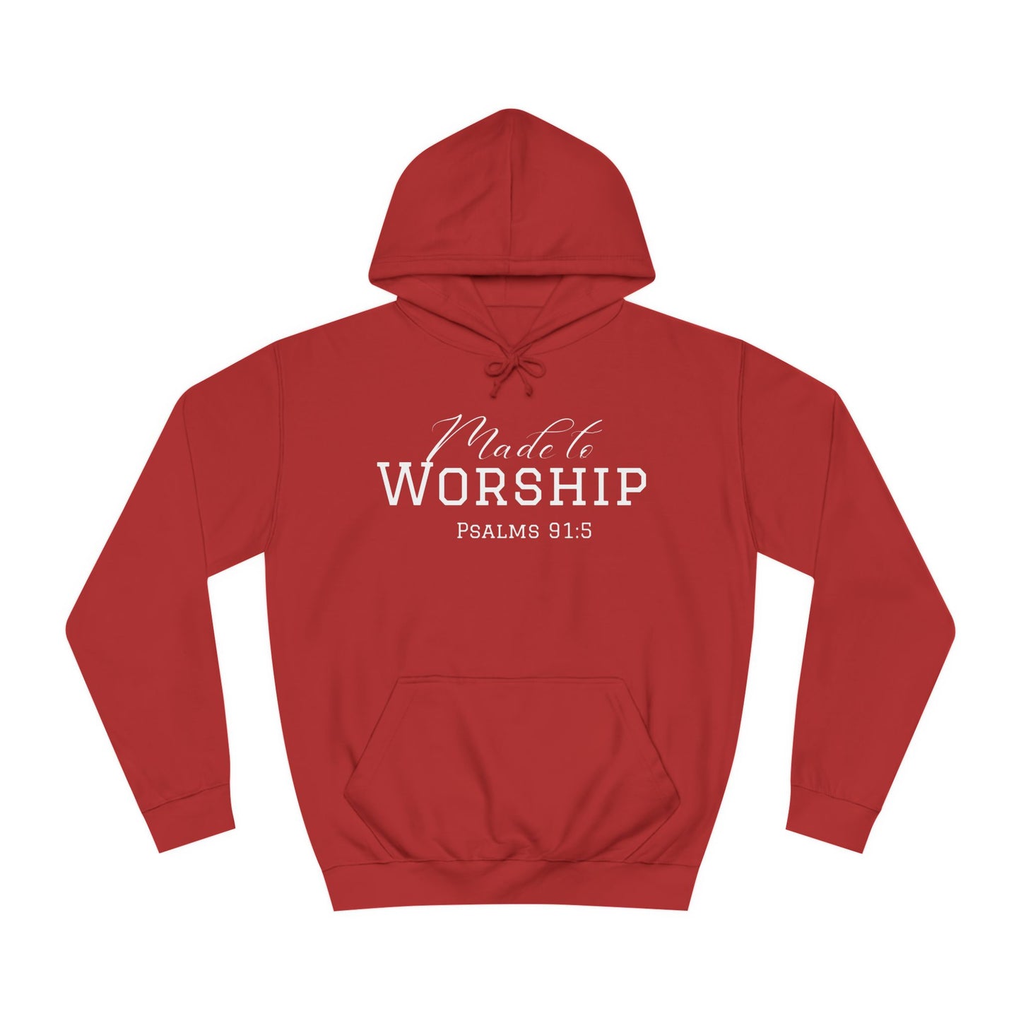 Made to Worship Unisex College Hoodie